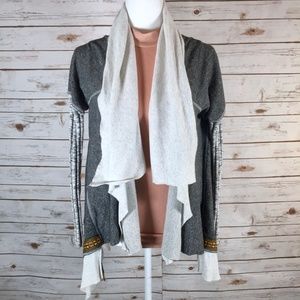 Anthropologie Scrapbook Boho patchwork waterfall M